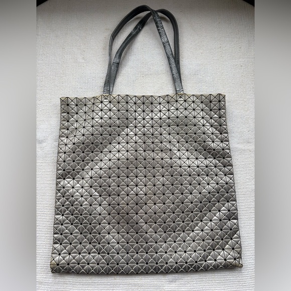Issey Miyake Pleats Please Gray Tote Bag - Picture 2 of 7